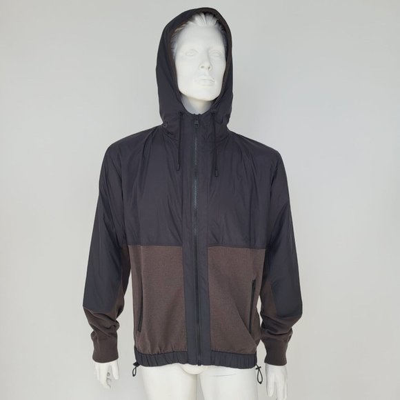 Louis Vuitton Black & Brown Wool Polyester Hooded Jacket - Picture 4 of 16
